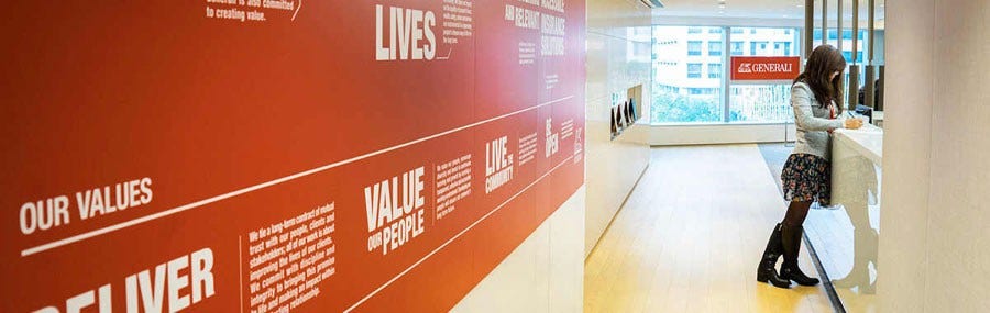 generali travel insurance office lobby