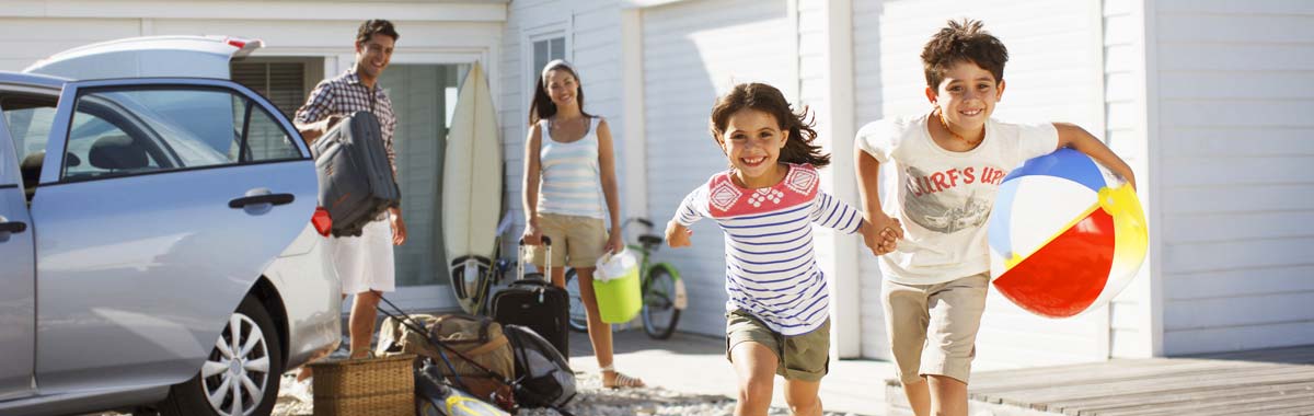 beach houses along the coast